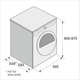 ASKO Tumbler T408HD W