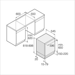 ASKO Kühlschrank Unterbau PREMIUM - R 22881 I