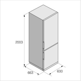 ASKO Kühl​-​Gefrierkombination freistehend PREMIUM - RFN 232041 W