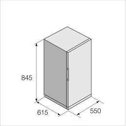 FORS Tischgefrierschrank freistehend - FFF 55854 SE