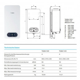 Bosch Therm Durchlauferhitzer T4304 10 D 23