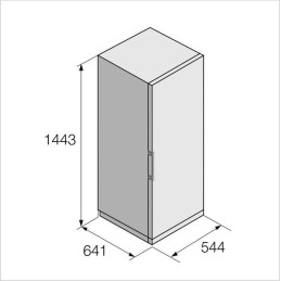 FORS Gefrierschrank freistehend - FFF 551444 NE