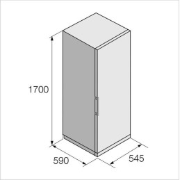 FORS Gefrierschrank freistehend - FFF 551704 NE