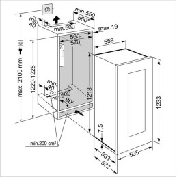 LIEBHERR Einbau​-​Weintemperierschrank - EWTGW 2383