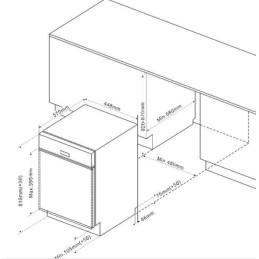 BRANDT Geschirrspüler - VS 1010 J